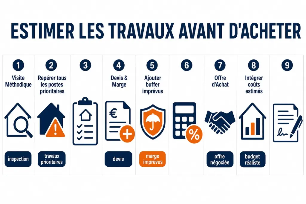 Estimer les travaux avant d'acheter