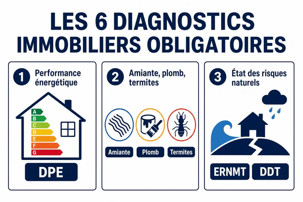Les 6 diagnostics immobiliers obligatoires