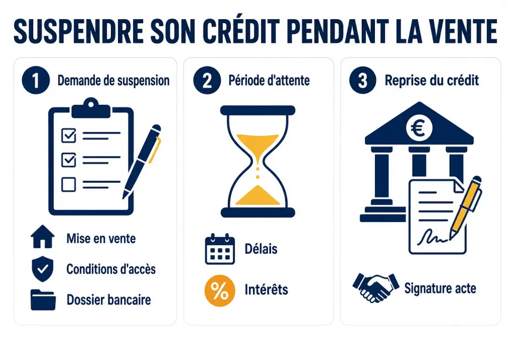 Suspendre son crédit pendant la vente